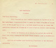 Lettre de Abensur, Isaac (Président de la communauté israélite de Tanger)