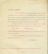 Lettre de Abensur, Isaac (Président de la communauté israélite de Tanger)