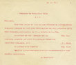 Lettre de Abensur, Isaac (Président de la communauté israélite de Tanger)
