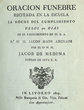 Oracion funèbre recitada en la escuela...Sr Jacob Haim Abenaim