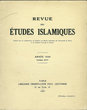 Revue des Etudes Islamiques