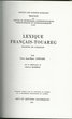 Lexique Francais Touareg , dialecte de l'Ahaggar
