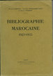 Bibliographie Marocaine 1923-1933