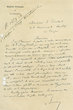 Lettre à I. Abensur