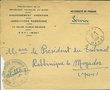 Envoi à  M. le président du Tribunal Rabbinique
