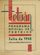 Tetuan; Programa oficial festejos / Julio de 1948