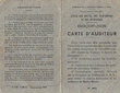Carte d'Auditeur