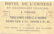Hotel de l'Univers à Tanger