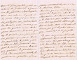 Lettre adréssée à Anibal Rinaldi