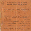 Carnet de ravitaillement de sucre / huile et divers