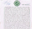 Acte  délivré par la République du Vénézuela
