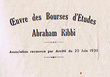 Oeuvres des Bourses d'Etudes
