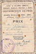Ecole de A.I.U. / Distribution de Prix