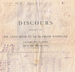 Discours prononcés le 16/12/1925