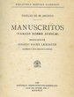 Manuscritos varios sobre africa