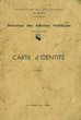 Carte d'Identité de Youda ben Lahdeb