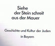 Siehe der Stein schreit aus der Mauer