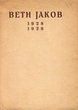 Beth Jakob 1928 -1929