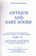 Antique and rare books