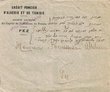 Courrier adressé à A. Bensussan
