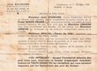 Courrier adressé à la clientèle de la firme Negro Friand