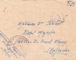 Courrier adressé à Mme Vve Aded