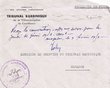 Courrier adressé au Greffier du Tribunal Rabbinique de Mogador