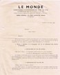 Contrat type de la compagnie d'assurance "Le Monde"