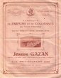 Liste de prix de la fabrique de parfums et colorants alimentaires Joseph Gazan