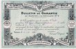 Certificat de garantie du Grand Comptoir National d'Horlogerie de Besançon