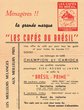 Feuillets publicitaires de la marque "Les Cafés du Brésil"