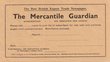 Bulletin de souscription pour le "Mercantil Guardian"