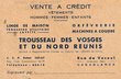 Carte de visite de la sté "Trousseau des Vosges et du Nord réunis"