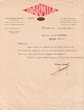 Lettre commerciale adressée à J. Hatchwell