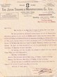 Lettre commercciale de la firme "Japan Trading & Manufacturing" de Bombay