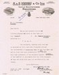 Lettre commerciale adressée à J. Hatchwell