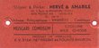 Coupon de la firme "Hervé & Amabile"