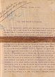 Courrier adressé au Senor Marquès de Villasinda