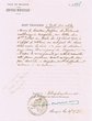 Note envoyée au greffier du Tribunal Rabbinique de Mogador