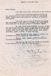 Courrier adressé à une Dame le 29/05/1945