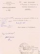 Courrier adressé le 29/04/1946 au Président du tribunal Rabbinique de Mogador