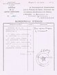 Courrier adressé le 24/03/1947 au Président du Tribunal Rabbinique de Mogador