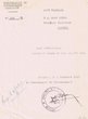 Transmis adressé le 02/12/1947 au Greffier Billeteur du Tribunal Rabbinique de Mogador
