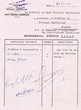 Courrier adressé le 25/04/1956 au Greffier du Tribunal Rabbinique de Mogador