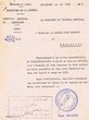 Courrier adressé le 20/06/1959 au Rabbin Juge Délégué d' Essaouira