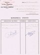Courrier adressé le 17 /02/1960 au Greffier du Tibunal Rabbinique d'Essaouira