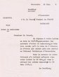 Courrier adressé le 21/06/1960 au Consul Général de France à Marrakech
