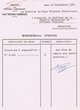Courrier adressé le 06/09/1960 au Greffier du Tribunal Rabbinique d'Essaouira