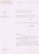 Courrier adressé le 15/02/1960 au Ministre de la Justice de Rabat