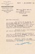 Courrier adressé le 28/10/1944 au Président du Tribunal Rabbinique de Mogador